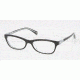 Coach ELISE HC6014 Single Vision Prescription Eyeglasses 5048-4815 - Black/Crystal 