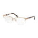 Coach EVIE HC5047 Single Vision Prescription Eyeglasses, 50mm, Light Gold, HC5047-9005-50-SV