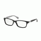 Coach FANNIE HC6052 Progressive Prescription Eyeglasses 5214-52 - Black/Black White Sig C Frame