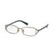 Coach HC5073 Progressive Prescription Eyeglasses 9247-52 - Satin Dark Silver/Teal Frame