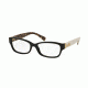 Coach HC6078 Bifocal Prescription Eyeglasses 5336-52 - Black/Ivory Wild Beast Frame