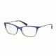 Coach HC6107 Single Vision Prescription Eyeglasses 5489-52 - Denim Taupe Glitter Gradient Frame