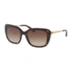 Coach L1004 HC8229 Single Vision Prescription Sunglasses HC8229-548513-55 - Lens Diameter 55 mm, Frame Color Dark Tortoise