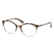 Coach LOURDES HC5034 Single Vision Prescription Eyeglasses 9129-51 - Dark Vintage Tortoise Frame