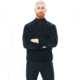 Cobmex V-neck Fleece Lined commando, Dark Navy - 2030DNXS