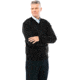 Cobmex V-neck Military With Velcro Epaulets, Poly-cotton Shoulder And Elbow Patches, Black - 2025BKXS