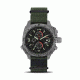 Cobra 44mm Grey Titanium Case, Black Dial, Nylon Green Band