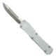 Cobra Tec Knives MKSILMDNS Mini Mamba Knurled D2 2.25 D2 Steel Drop Point Alumi