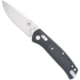 CobraTec Knives EDC Scout Bar Lock Folding Knife, 3.125 in, VG10, Drop Point Blade, Black Grivory Handle, CTSCTGRVBLKBAR