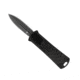CobraTec Knives California 952 OTF Automatic Folding Knife, 1.75in, Stonewashed D2 Steel, Non-Serrated Dagger Blade, Carbon Fiber, 952BLKCFDAGNS