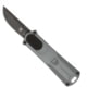 CobraTec Knives California 952 OTF Automatic Folding Knife, 1.75in, Stonewashed D2 Steel, Non-Serrated Drop Blade, Grey Handle, CALI952GRYDNS