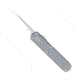 CobraTec Knives Large Warrior OTF Knife, 3.25in, M390 Drop Non-Serrated Blade, Grey, CTWGRYM390DNS