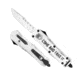 CobraTec Knives FS-3 Medium OTF Automatic Folding Knives, 3in, D2 Steel, Drop Non-Serrated Blade, Cerakote/Come And Take It Handle, MCATIFS-3DNS