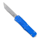 CobraTec Knives FS-X Medium Gen II OTF Automatic Folding Knife, 3in, Stonewashed D2 Steel Blade, Tanto Serrated Blade, Blue Handle, MBLUFS-XGEN2TS