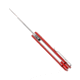 CobraTec Knives Riptide 3 in Folding Knife, S35VN Blade, G-10, RED, CTRTDRED