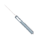CobraTec Knives Small Enforcer OTF Knife, 2.25in, M390 Drop Non-Serrated, Grey, SCTEGRYM390DNS