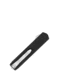 CobraTec Knives Small Warrior OTF Knife, 2.25in, M390 Drop Non-Serrated Blade, Black Handle, SCTWBLKM390DNS