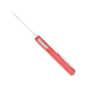 CobraTec Knives Small Warrior OTF Knife, 2.25in, M390 Drop Non-Serrated Blade, Red Handle, SCTWRDM390DNS