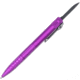 CobraTec Knives CNC Gen II OTF Pen Knife, 1.75in, D2 Stonewash Blade, Purple Handle, CNCOTFPPURGEN2