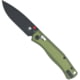 CobraTec Knives Regent Automatic Folding Knife, 3.25 in, D2 Steel, Drop Point Blade, Aluminum, OD Green Handle, CTRGTODG