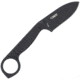 CobraTec Wolfteeth EDC Folding Knife, 2.75 in, 14C28N Sandvik steel, Tanto Blade, G10, Black Handle, CTWLTBLK