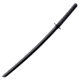 Cold Steel Bokken Training Sword, Black, 41.5in, CS-92BKKC