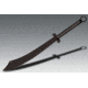 Cold Steel Chinese War Sword Machete, 24in Blade, Black, CS-97TCSMS