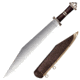 Cold Steel Damascus Long Sax Sword, 17 1/4in Blade Length, Damascus Steel, CS-88HVA