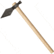 Cold Steel Diamond Spontoon Hawk, Drop Forged 1055 Carbon Blade, Wood, American Hickoy Handle, 22in, CS-90AWD