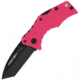 Cold Steel Micro Recon 1, Pink Handle, Black Blade, Plain, NO 27TDSP