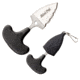 Cold Steel Mini Pal, Kraton Handle, Serrated Edge, Secure-Ex Sheath Knife, CS-43NSK