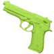 Cold Steel Model 92 Rubber Training Pistol, Green, CS-92RGB92Z