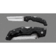 Cold Steel Voyager Large Tanto Point Folding Knife, 4in, Black Zytel, Plain Edge 29TLT