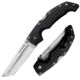 Cold Steel Voyager Large Folding Knife, Tanto, 4in Blade, Plain Edge, AUS10A Steel Blade, Black Grive-Ex Handle, CS-29AT