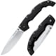 Cold Steel XL Voyager Lockback Folding Knife, Black Griv-Ex Handle, 6.75" Closed, 5.5" Stonewash AUS-10A Stainless Dro, CS-29AXB