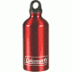 Coleman 16 oz Aluminum Water Bottle W/ Looped Topper, 2.9 in X 7.5 in 2000016355