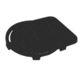 Coleman Fold N Go Cast Aluminum Full Size Griddle PDQ Grill Accessory, Black, Compatible W/ Coleman Fold N Go Grills 2000004425