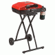 Coleman Sportster Propane Grill, Collapsible Stand W/ Wheels, 11,000 BTU, Red, 225 Sq In Cooking Area, 2000038233