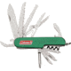 Coleman Take-A-Hike II Folding Knife,Stainless Drop Point, Green Anodized Aluminum Handle CMN1007