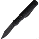 Colonial Auto Button Lock Automatic Folding Knives w/ Guthook, 3in, Black Handle, 556