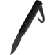Colonial Auto Button Lock Automatic Folding Knives w/ Guthook, 3in, Black Handle, 556