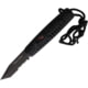 Colonial Auto Ranger Button Lock Automatic Folding Knives 2.75in, Partially Serrated Tanto Blade, Black Grooved Polymer Handle, COL107