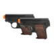 Twin Pack .25 Spring Pistols, Black