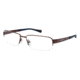 Columbia Cuyuna Single Vision Prescription Eyeglasses - Frame Brown/Navy, Size 55/16mm CBCUYUNA03