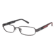 Columbia Saddleback Eyeglass Frames - Frame Gunmetal/Black-red, Size 50/17mm CBSADDLEBACK01