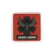 Combat Swag Medical Patch PVC, Black/Red ARMEDPATCH