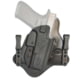 Comp-Tac MTAC Inside The Waistband Hybrid Concealed Carry Holster, Smith &amp; Wesson M&amp;P 380 Shield EZ, Left Hand, Kydex, Black, C225SW250LBSN
