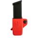 Comp-Tac Single Mag Pouch OWB Kydex, Size 4 - Glock 9/40 Double Stack, .45 GAP, Left Hand, Red, C62104000LRDN