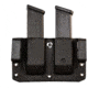 Comp-Tac Twin Warrior Mag Pouch OWB Kydex, Size 4 - Glock 9/40 Double Stack, .45 GAP, Black, C70904000NBKN