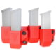 Comp-Tac Beltfeed 4 Mag OWB Kydex, Size 4 - Glock 9/40 Double Stack, .45 GAP, Left Hand, Red, C66804000LRDN
